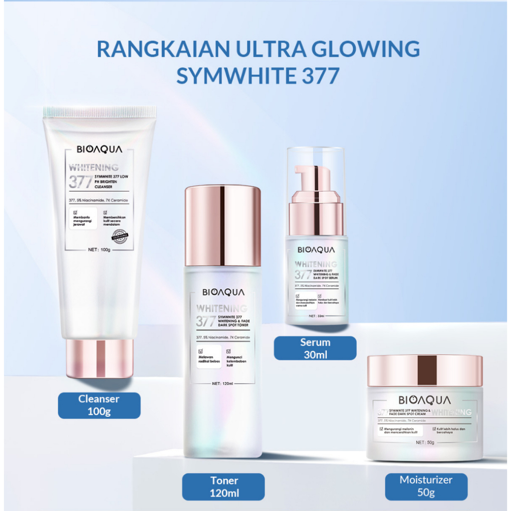 BIOAQUA SymWhite 377 Whitening &amp; Fade Dark Spot Skincare Series