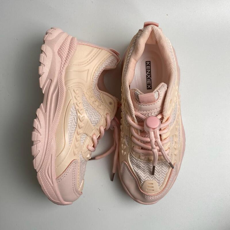 30993 Sepatu Sneakers Anak Wanita Sport Shoes Import Kekinian