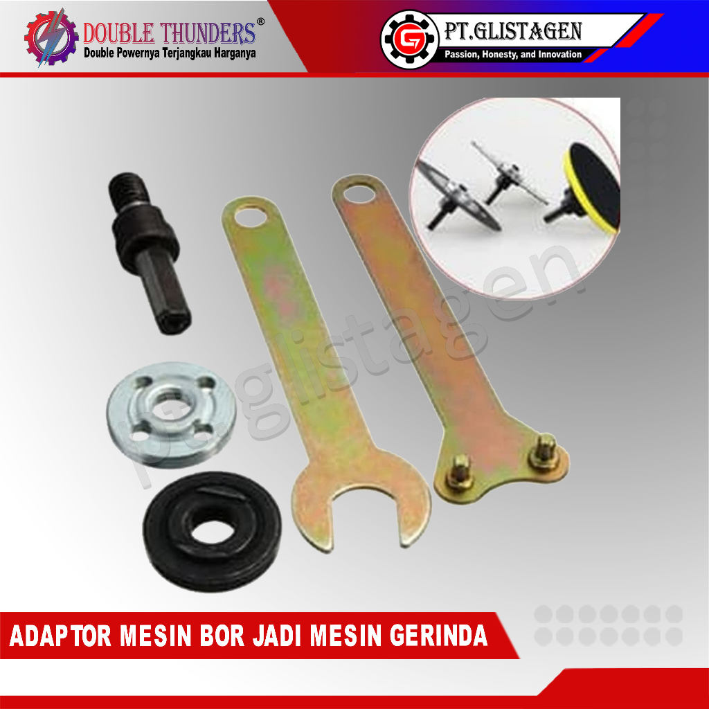 Adaptor Mesin Bor Jadi Mesin Gerinda Konektor Arbor Konverter Bor