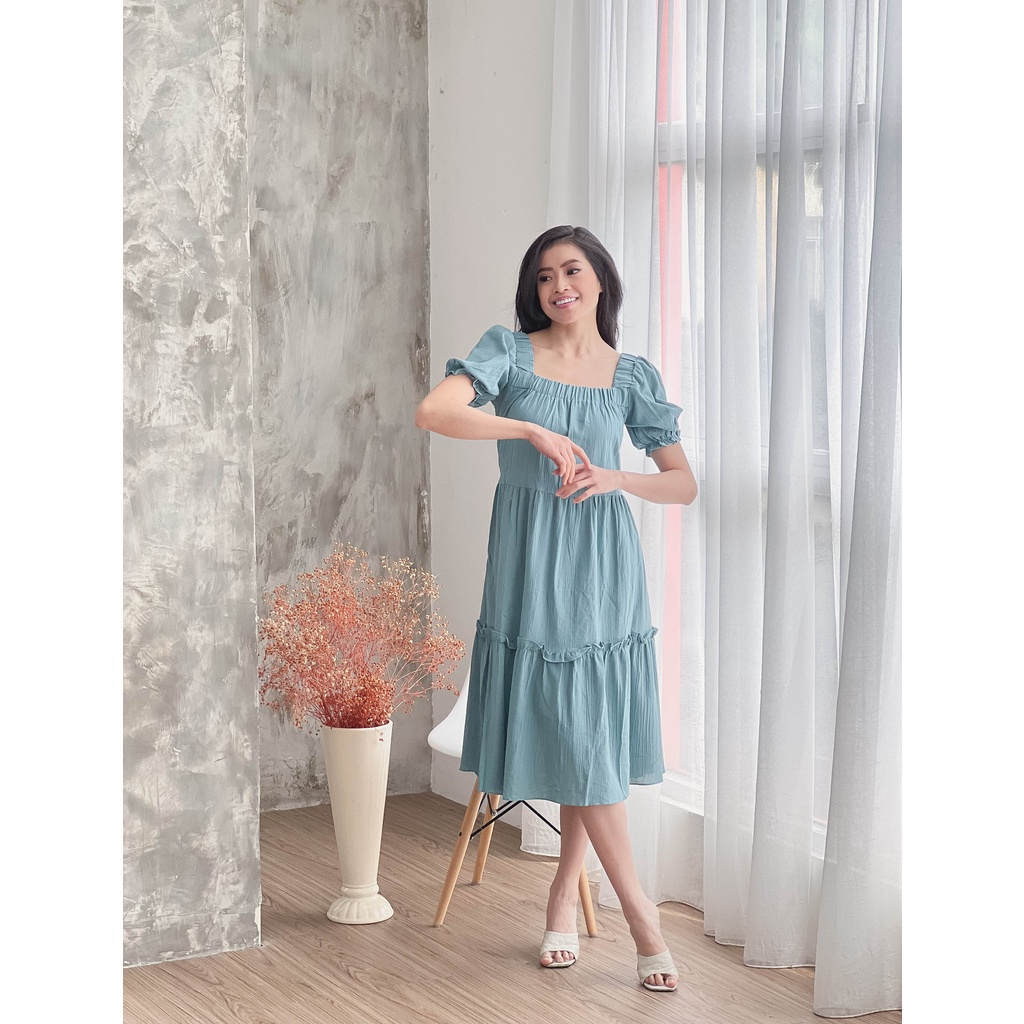 MONTANA DRESS / CASUAL TERUSAN SABRINA / KOREAN LOOK STYLE