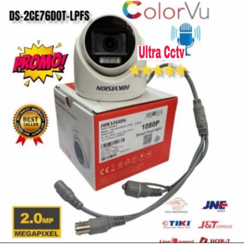 Kamera Cctv Indoor ColorVu+Audio 2mp Hik