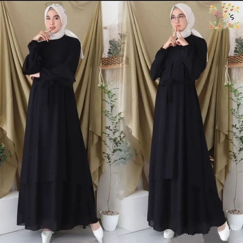 Asheeqa Baju Gamis Malae Dress Ceruty Babydoll / Gamis Terbaru Lebaran 2023 / Gamis Wanita Dewasa Simple Elegan Modern Kekinian / Gamis Ibu Ibu Pengajian / Gamis Jumbo Polos / Dress Muslimah Ootd Hijab / Dress Kondangan Wanita