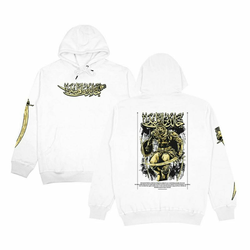 SKYFAITH - Hoodie pria khalid bin walid || switer sweater pria || hoodie pria distro