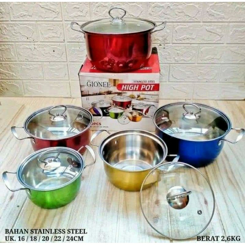 Panci warna set gionee
