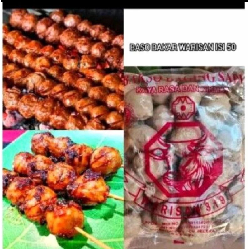 

Warisan Bakso Sapi Bakar isi 50butir Baso