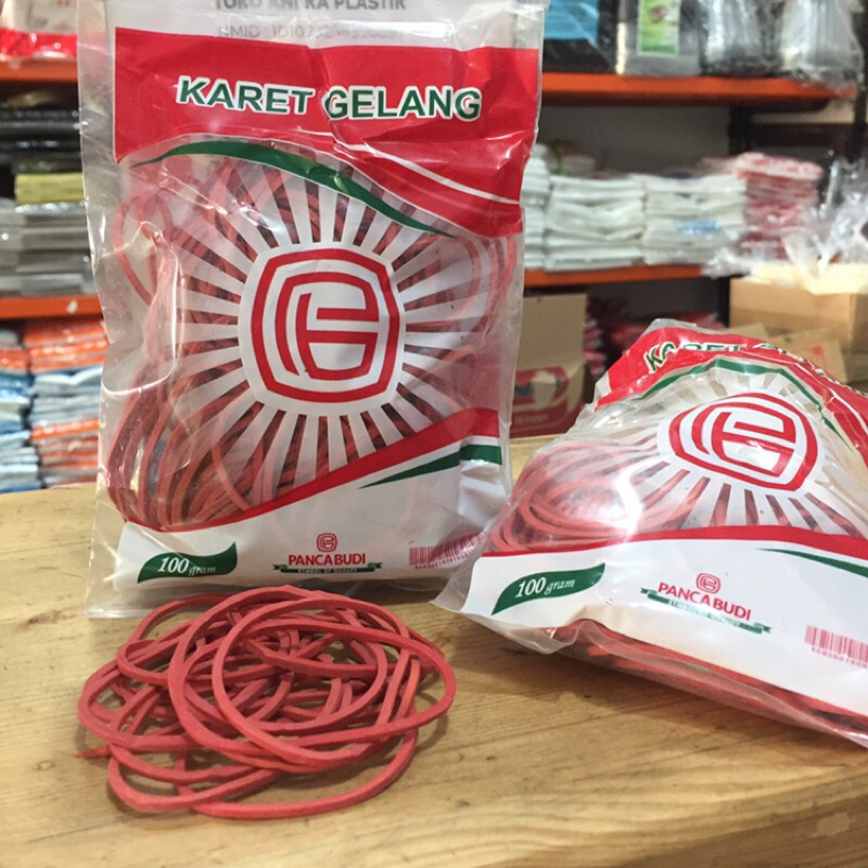 

Karet Merah 100gram Merk PB
