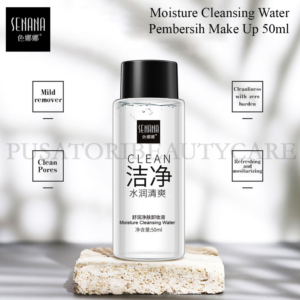 SENANA Moisture Cleansing Water Pembersih Make Up 50ml