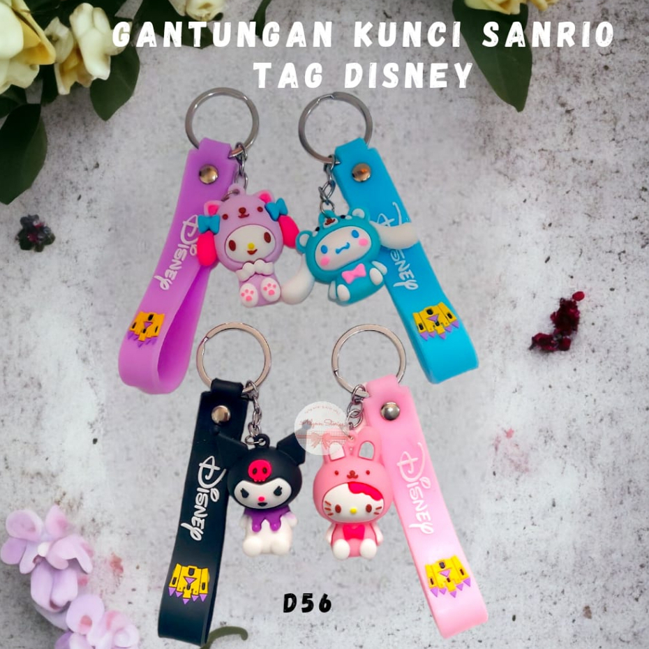 Gantungan Kunci Tali Bentuk Boneka Sanrio / Key Chan Sanrio