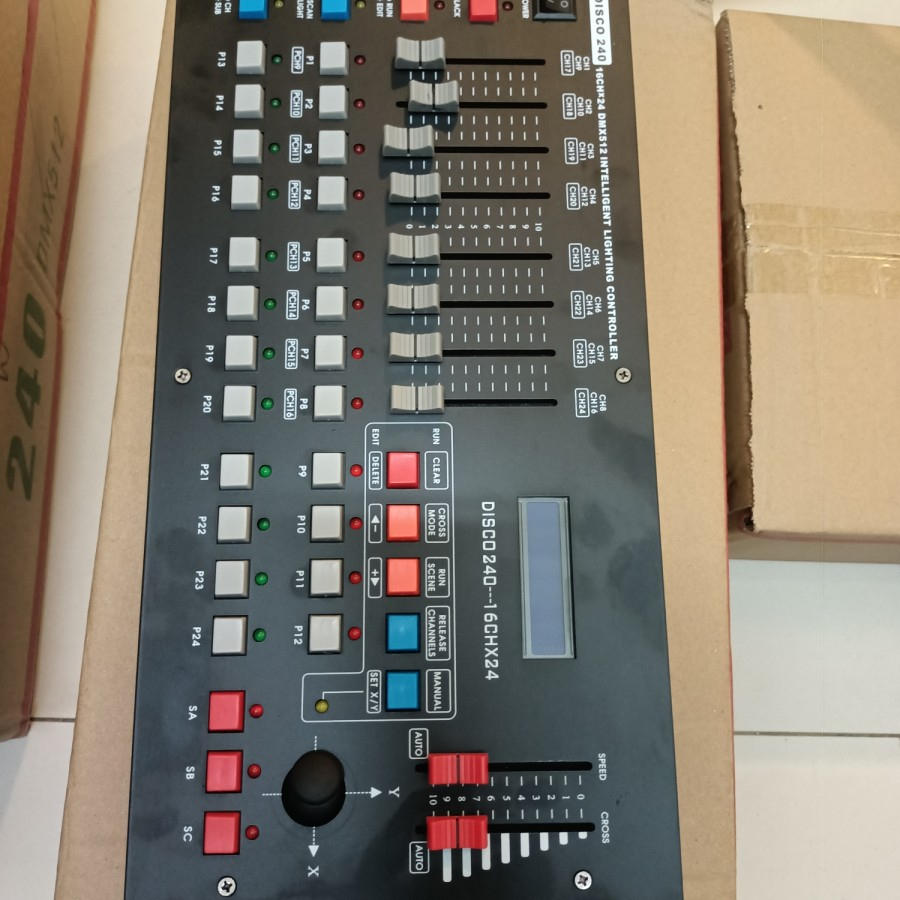 mixer dmx 240 disco mixer lampu controller Lighting