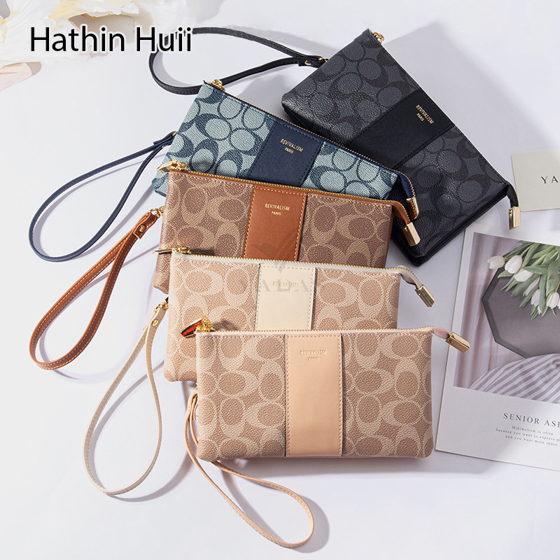 Dompet panjang ritsleting besar impor fashion KoreaDompetWanita Bahan EmbosHandbag dan Waterproof Hathin Huii  Id