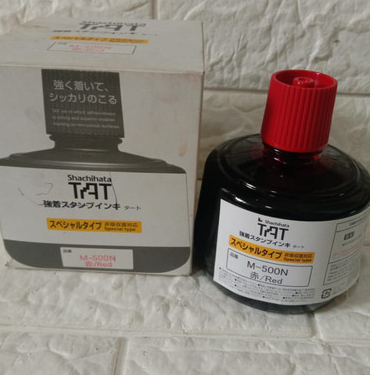 

TAT shachihata ink tinta stempel permanen 55 330 ml M 500