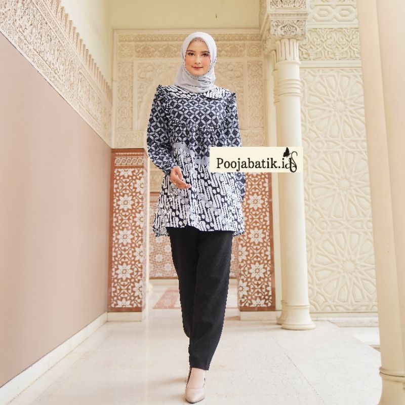 BLOUS KAWUNG BAJU BATIK BUSANA WANITA