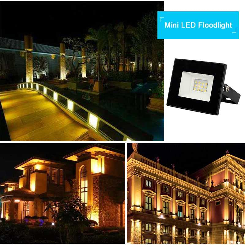 Lampu Sorot LED Outdoor Floodlight Cool White IP66 50W Daya Tahan Tinggi Lampu Taman Anti Air Berkualitas