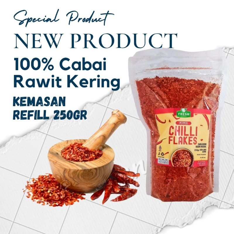 

Cabai Bubuk Hot Jeletot Chilli Flakes Guchugaru Korea Refill Bumbu Tabur Serbaguna Halal Super Murah Garansi