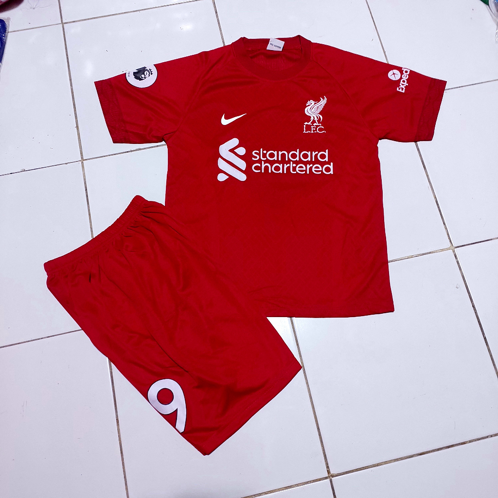 jersey baju bola liverpool setelan jersey liverpool/baju bola anak liverpoll