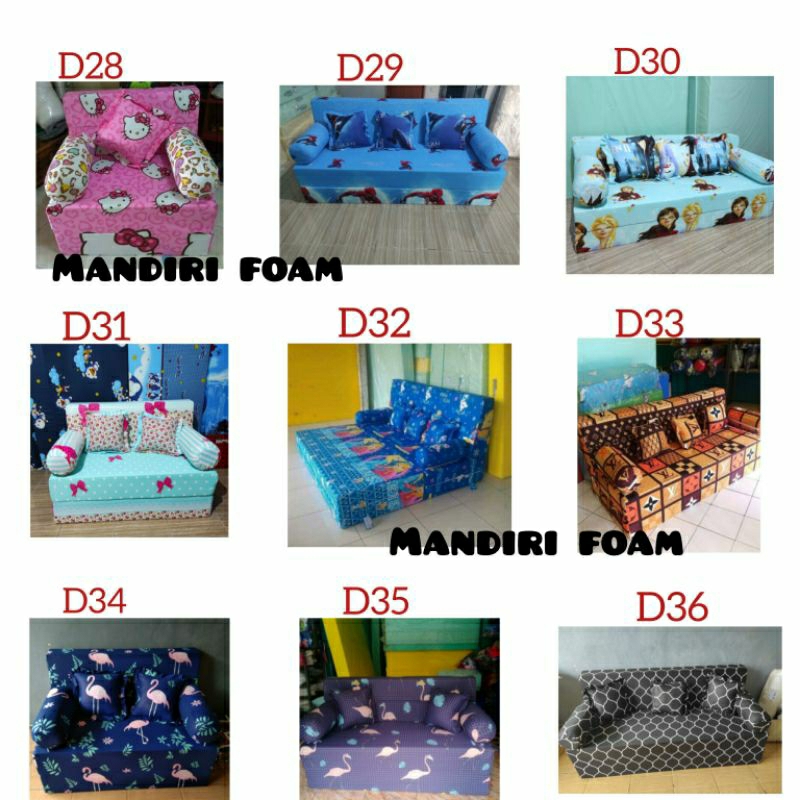 Sofabed Busa Inoac YUKATA Dan Eon D23 Garansi 15 Tahun Dan 10 Tahun  Tebal 20 All Size