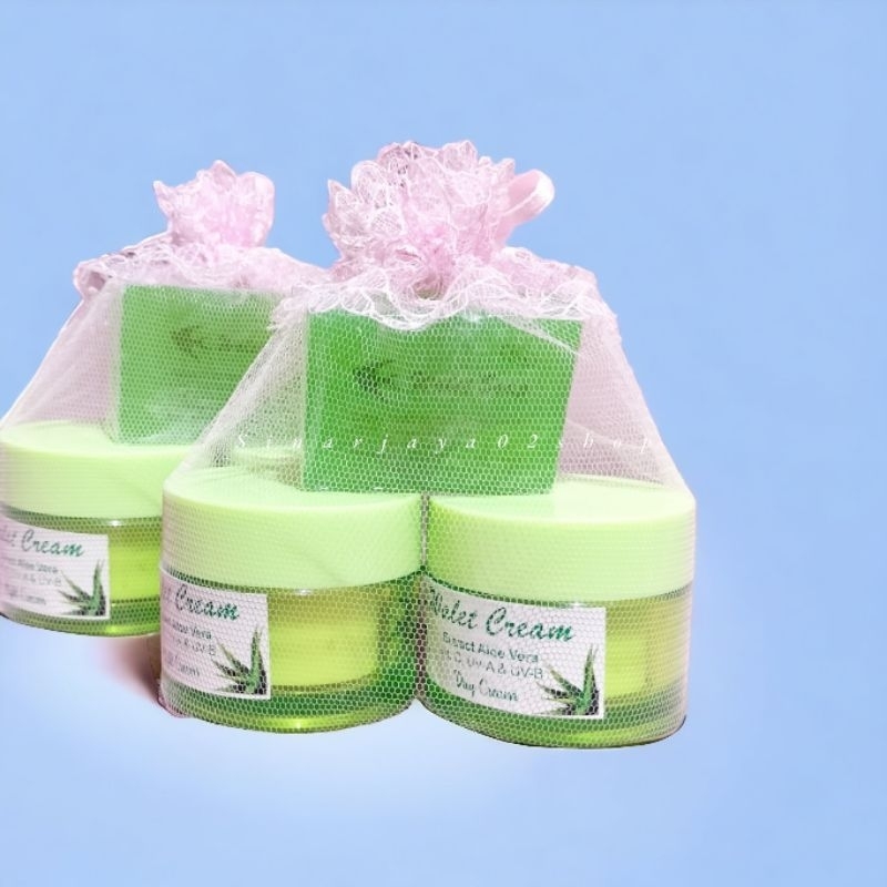 Cream Walet Aloevera Whitening 3in1 Crem Walet Jaring Original