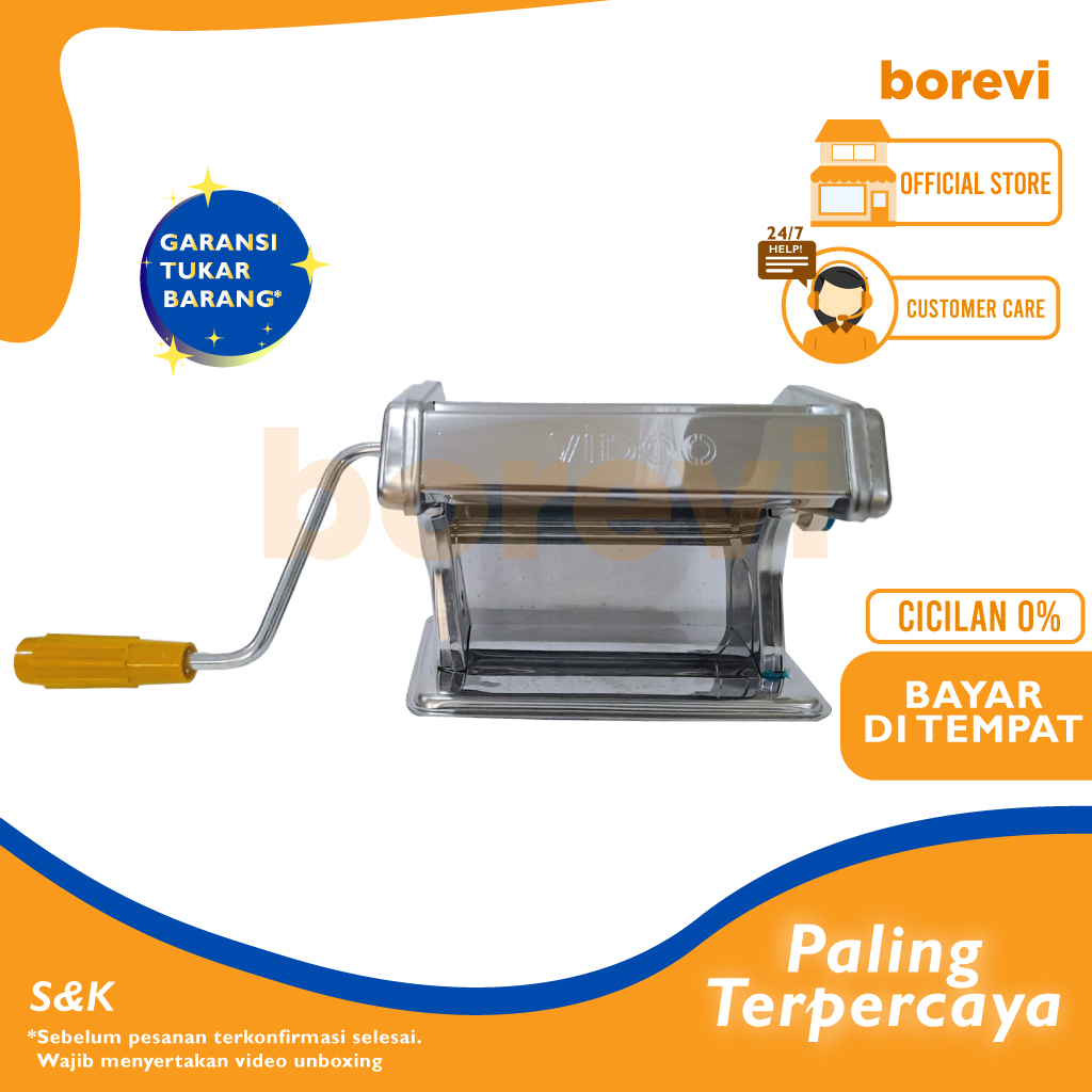 VIPOO V 150ATL PASTA MAKER PENGGILING MANUAL MIE PASTA MOLEN V150ATL