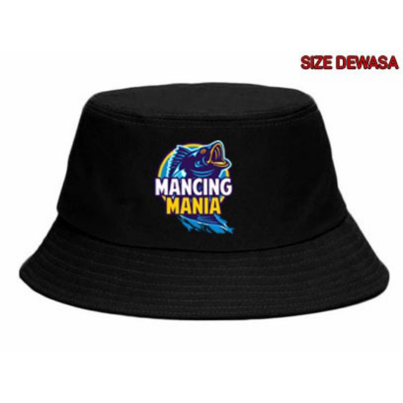 topi Bucket hart logo MANCING MANIA
