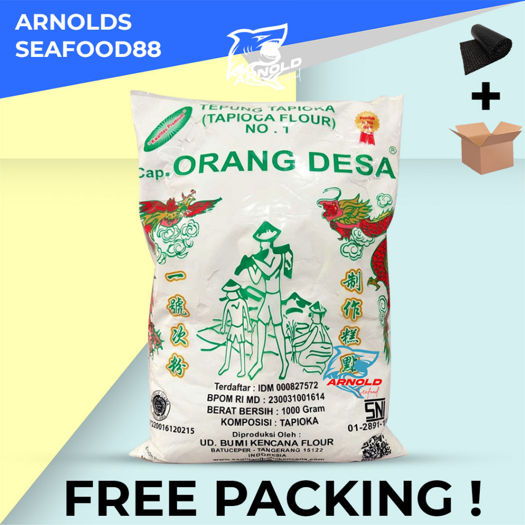 

Tepung Sagu Tani Cap Orang Desa Bumi Kencana 1kg (free packing)