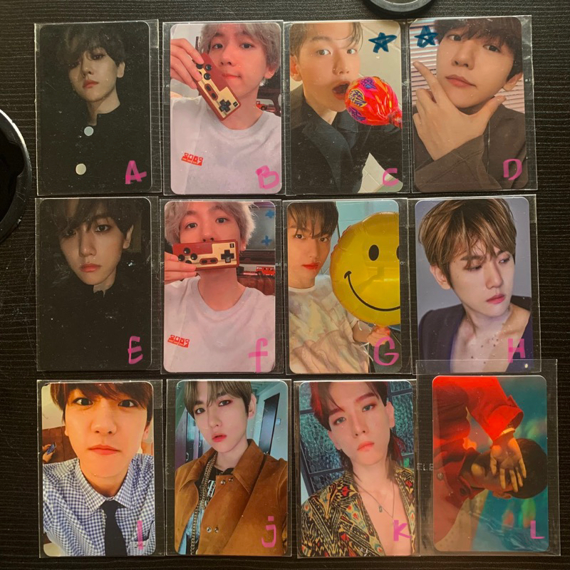 Photocard EXO Baekhyun Sehun Suho Self Potrait The War City Lights EXODUS DMUMT Delight