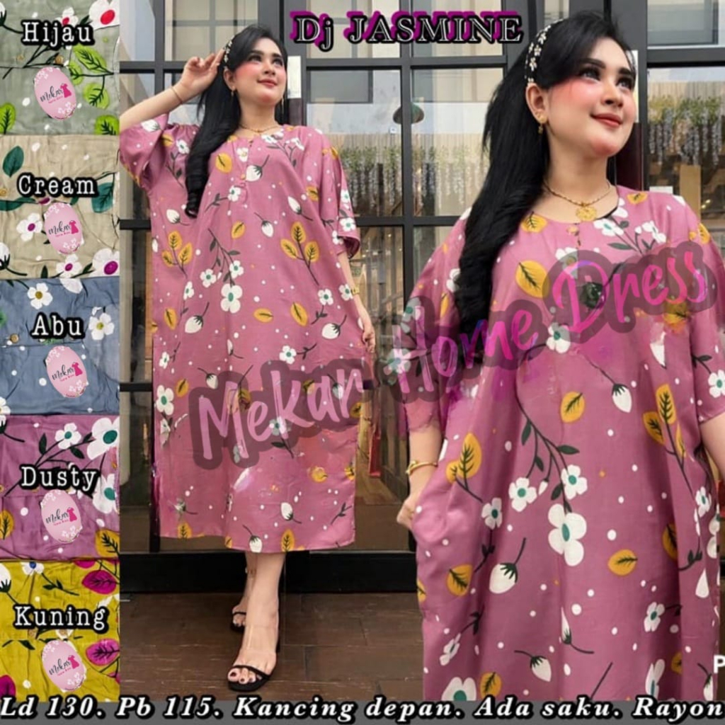 DASTER JUMBO BUSUI DJ MOMO LD 120 KEKINIAN KANCING DEPAN LENGAN PENDEK MURAH ADEM RAYON BATIK PEKALONGAN UKURAN XXL DELAPAN MEKAR HOME DRESS DRES DASTER FULAIZAH FULAIZA PUSAKA JAYA BATIKNUSANTARA11 Sapasara grosiran_dastersolo BATIK SATRIAA KATIA