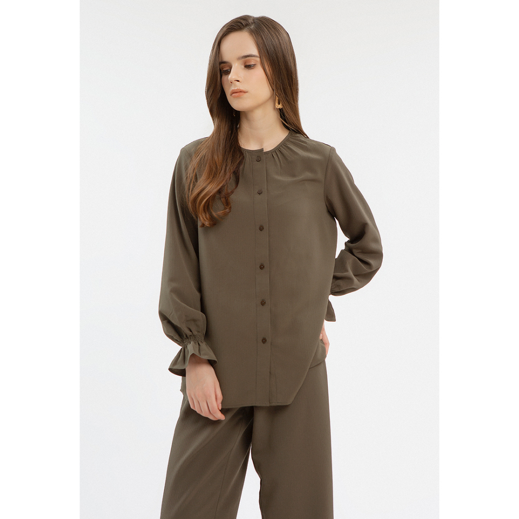 Minimal BB Ghiana Blouse Olive Green