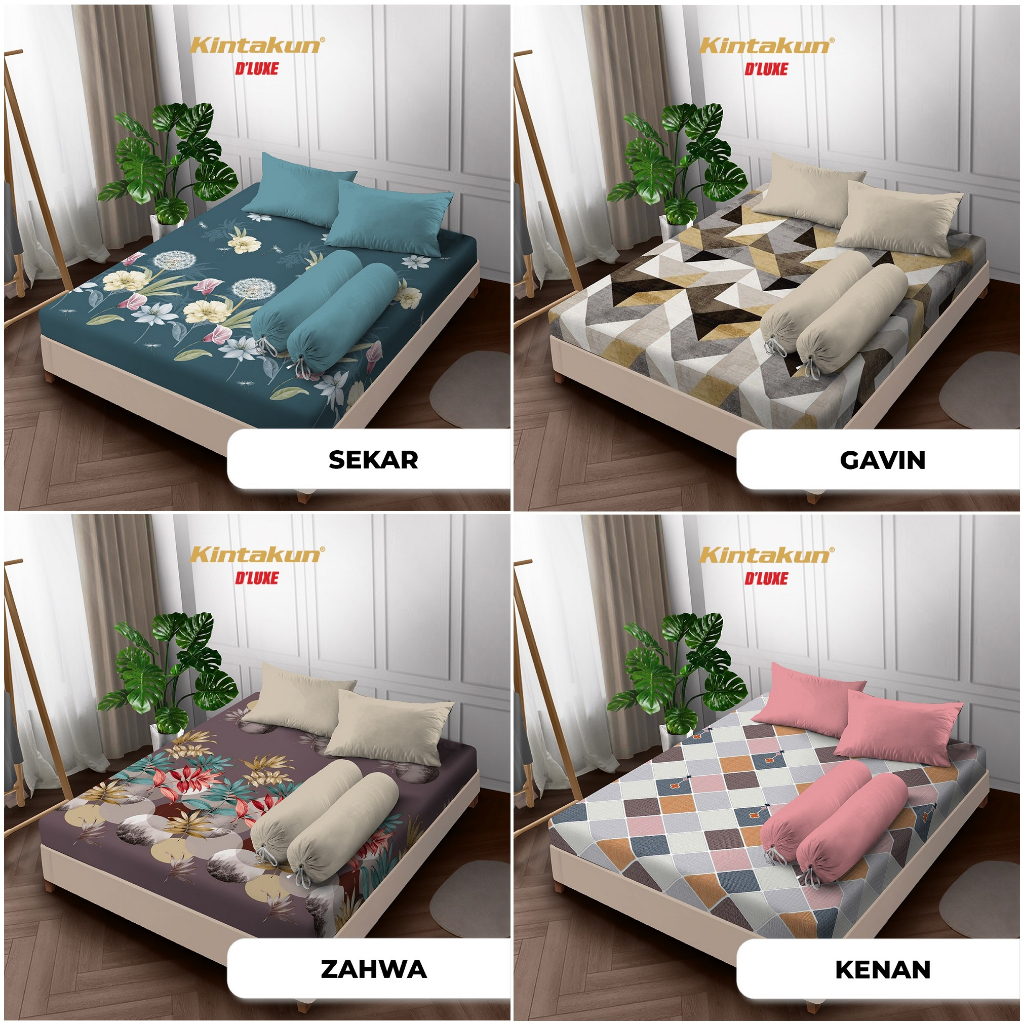 Kintakun Sprei D'luxe Queen Size JUNI Edition UK. 160X200