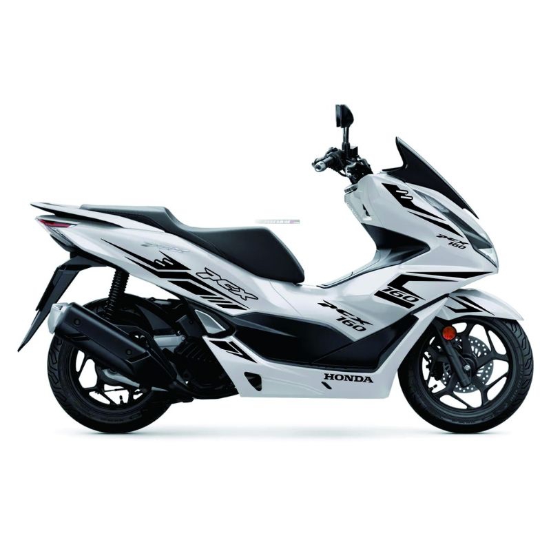 Stiker Lis Bodi Motor Pcx 160 Tahun 2021 Sampai 2024 V2 Striping Cutting Pcx 160