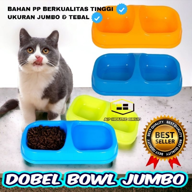 TEMPAT MAKAN KUCING DOBEL KOTAK