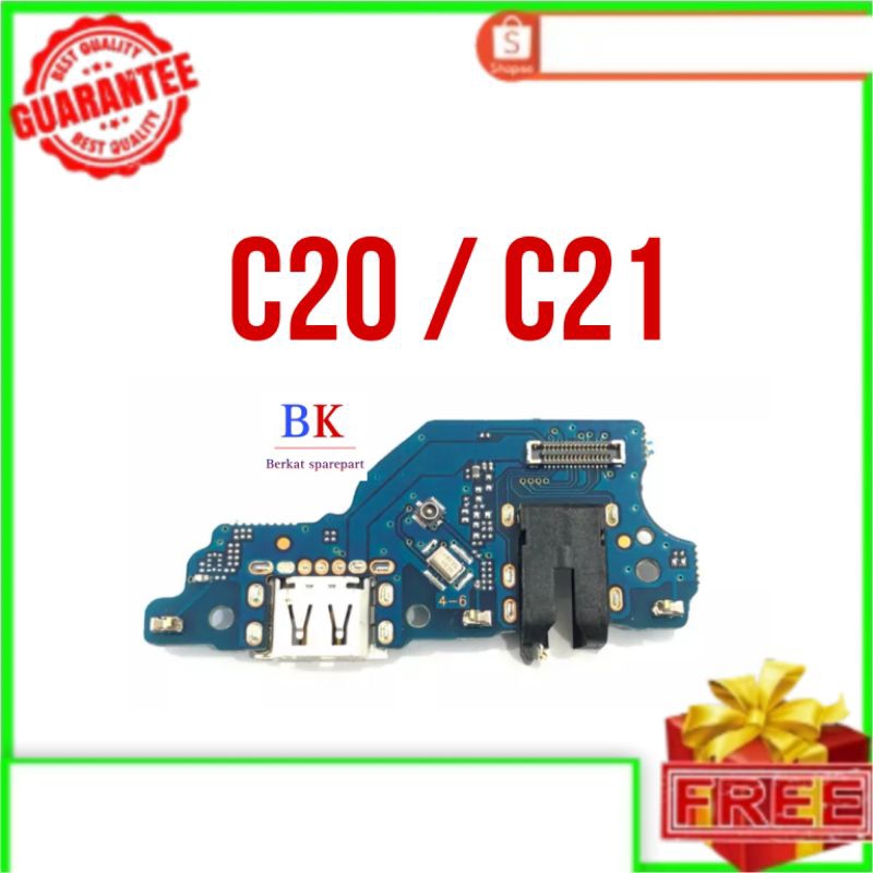 PCB CAS / KONEKTOR CAS / PAPAN CAS REALME C20/C21