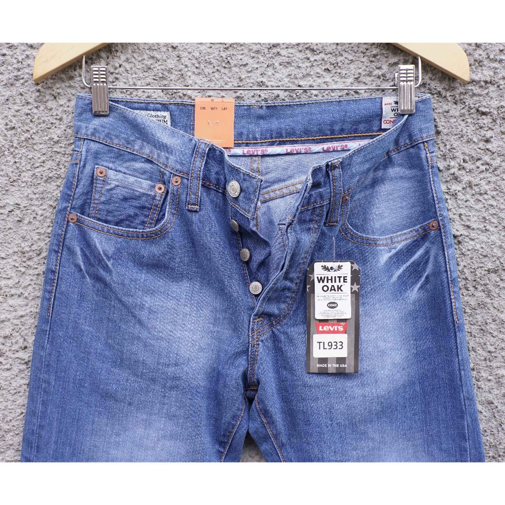 Levi's 501 Made in USA - Celana Jeans Pria - Bonus Paperbag