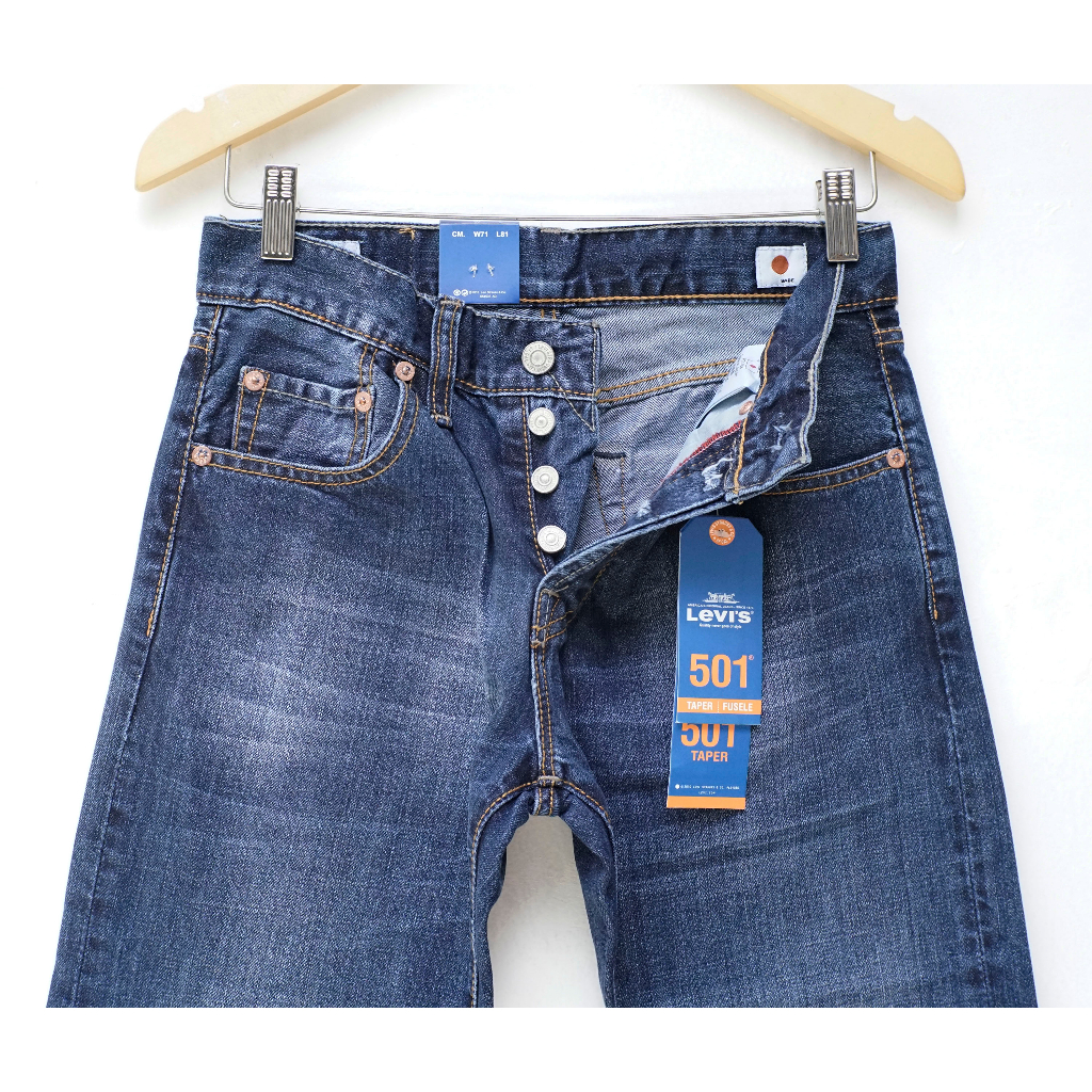 Levi's Grantex 501 Made in Japan - Celana Denim Pria - Free Paperbag