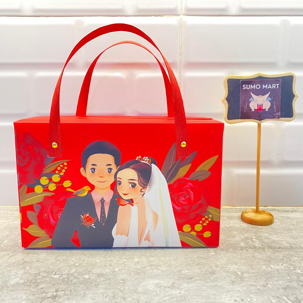 

SOUVENIR NIKAH / 6PCS BOX NIKAH / GIFT BOX MARRIED / VALENTINE / BOX MERAH / SOUVENIR TERIMA KASIH