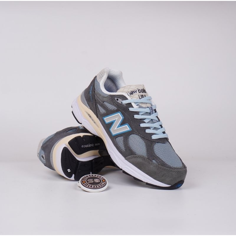 Sepatu New Balance 990 V3 X Kiht Steel Blue