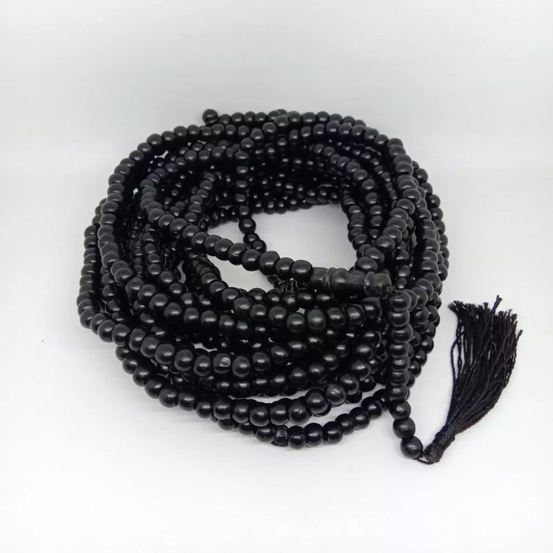 Tasbih 1000 butir kayu walikukun /tasbih 1000 biji /tasbih hitam premium