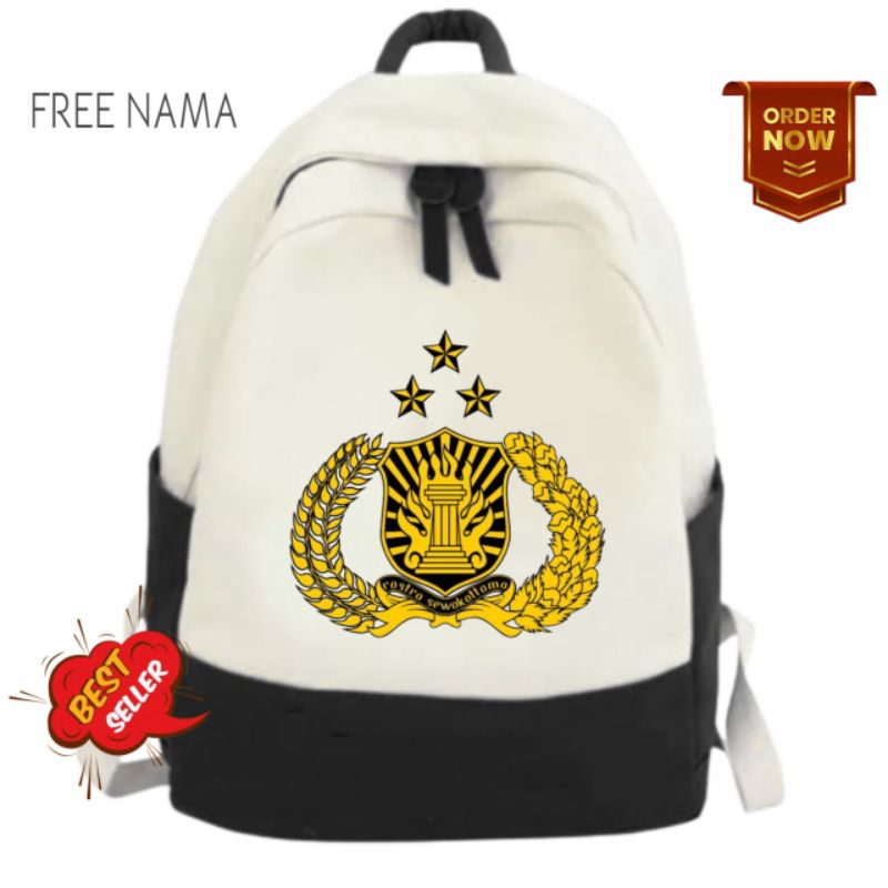 Tas Ransel Anak Logo POLISI REPUBLIK INDONESIA, Tas Ransel Anak Sekolah Sahabat POLISI