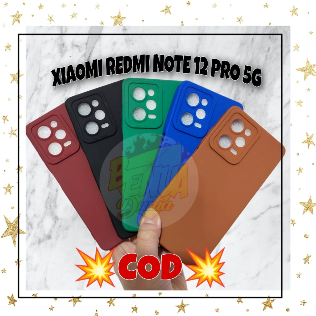 SOFTCASE XIAOMI REDMI NOTE 12 PRO 5G || CASE BABY PRO KAMERA REDMI NOTE 12 PRO 5G - BD