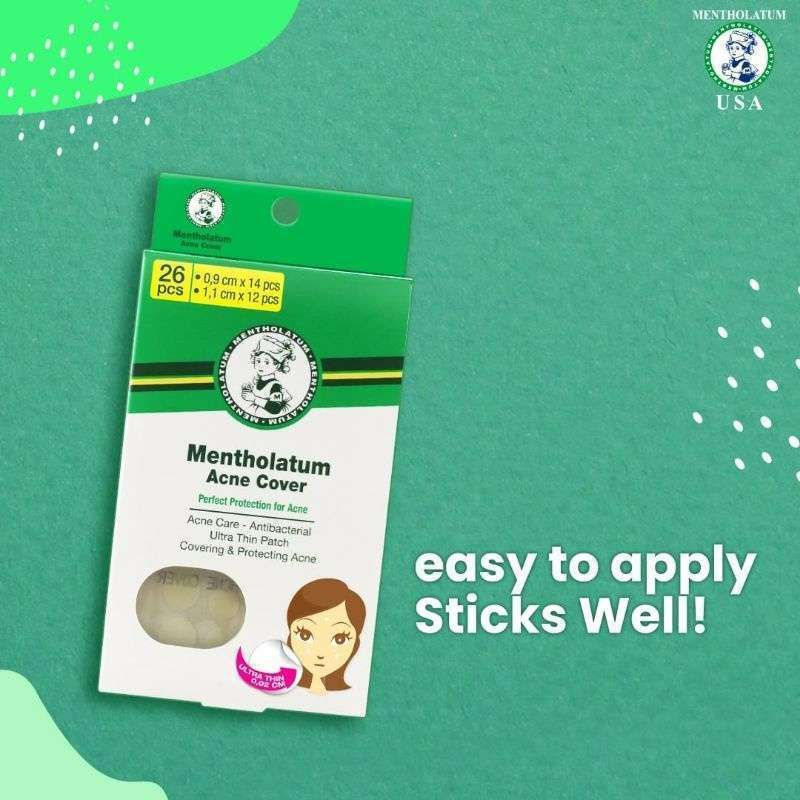 [BPOM] Acnes Mentholatum Acne Cover 26 Pcs / Penutup Jerawat / Acne Patch / Stiker Jerawat / MY MOM