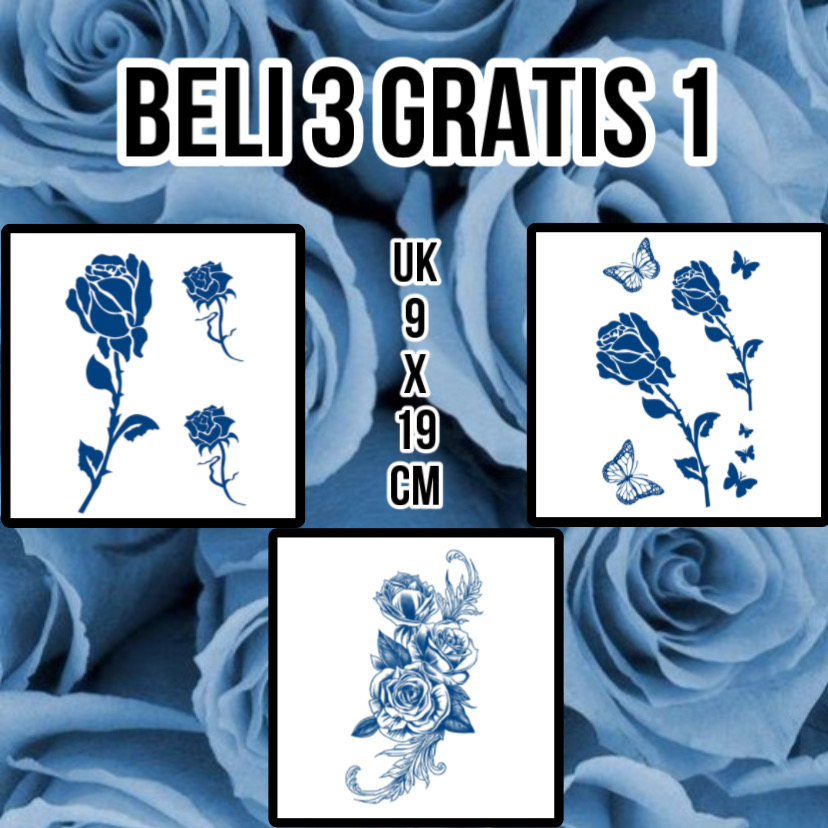 Fruit Ink Tatto Semi Permanent BUNGA FLOWER