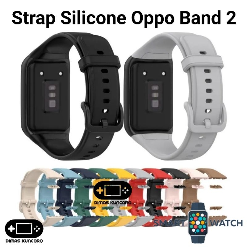 Strap Silicone Oppo Band 2 silicon tali jam tangan karet smartwatch