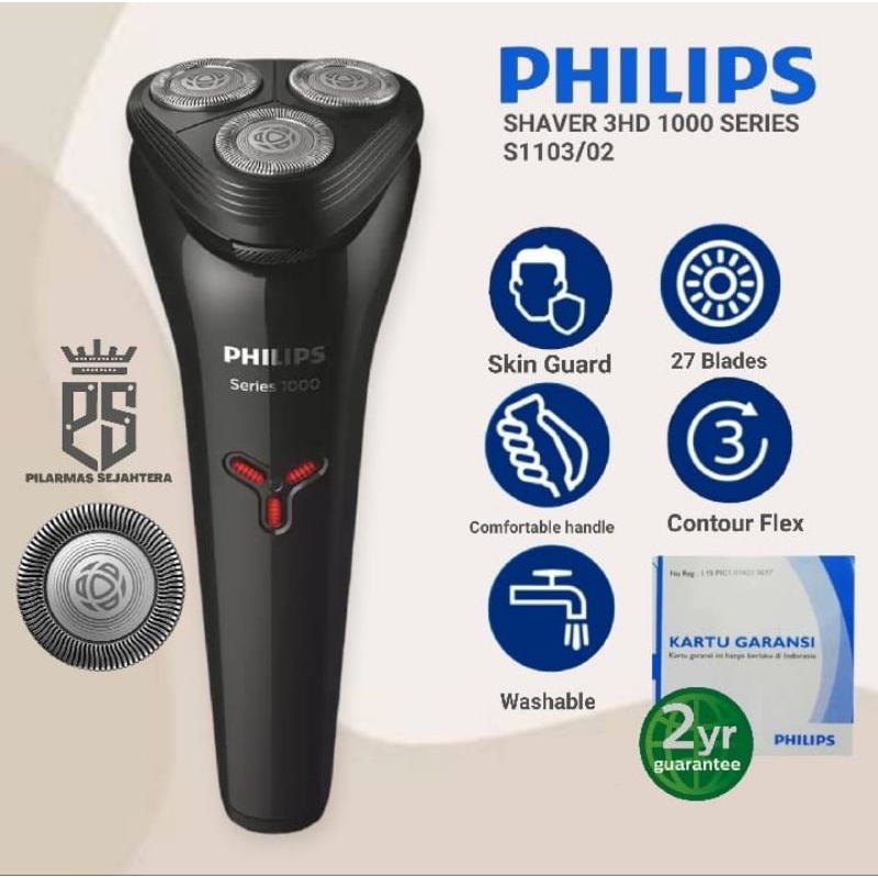 Philips Shaver s1103 Alat cukur Philips S 1103 Rechargerable s1103/02