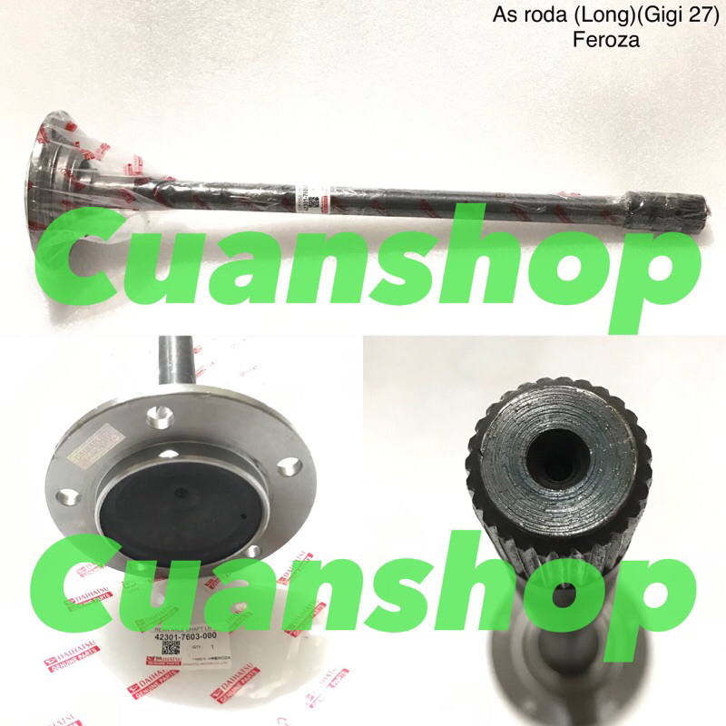 AS RODA STIK AS BELAKANG PANJANG LONG DAIHATSU FEROZA FEROSA GIGI 27