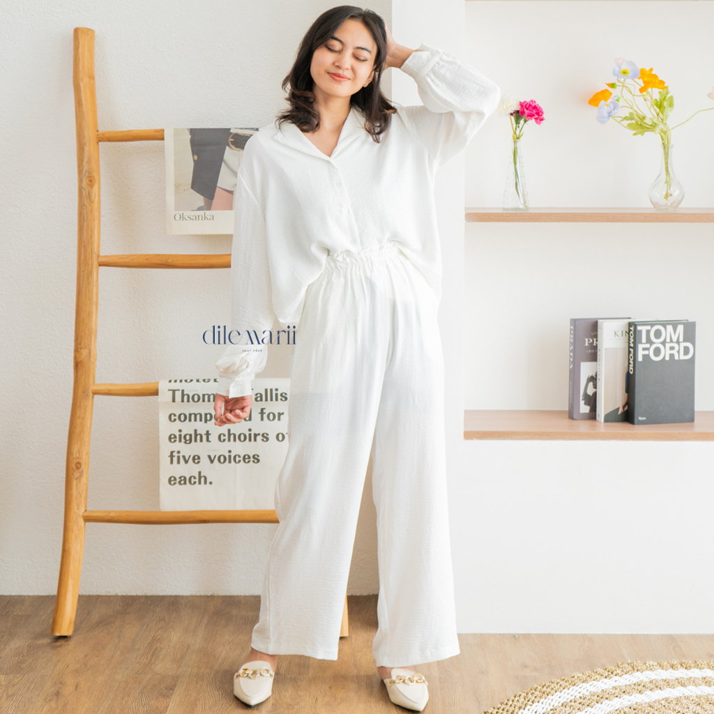 Kirana One Set | Setelan Wanita Long Sleeve