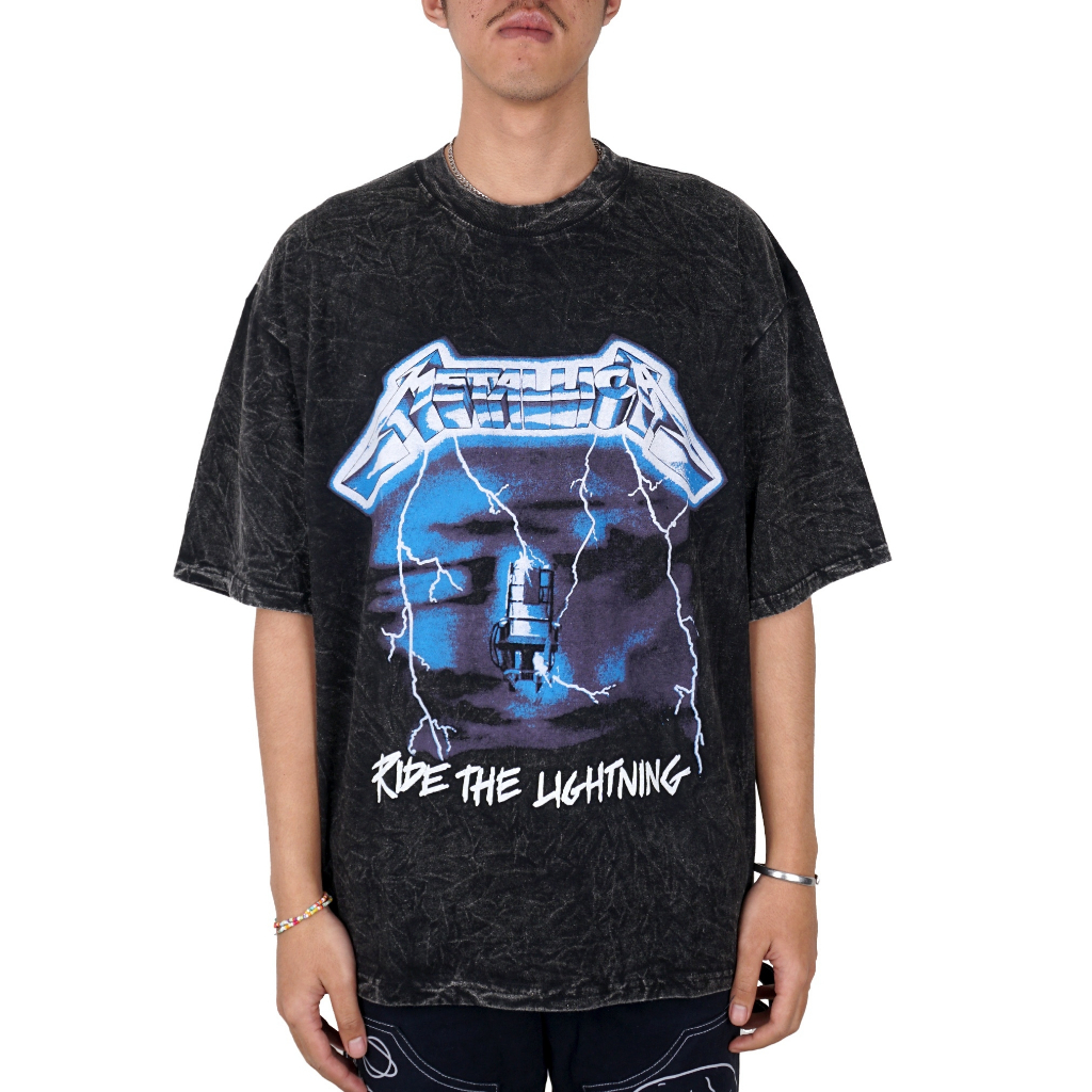 Toxic1805 Vintage Metallica German Tour Washing Oversize Tee T-Shirt Kaos