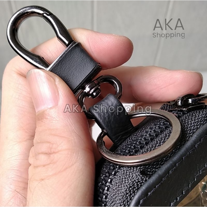 [GK MERK02] Dompet STNK Gantungan  Kunci Mobil | Bahan Kulit Sapi