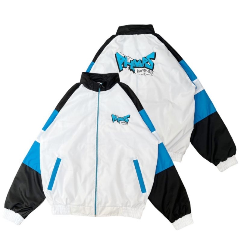 Jaket Retro PHPMS Sport Anti Air Unisex Jaket Pria Wanita