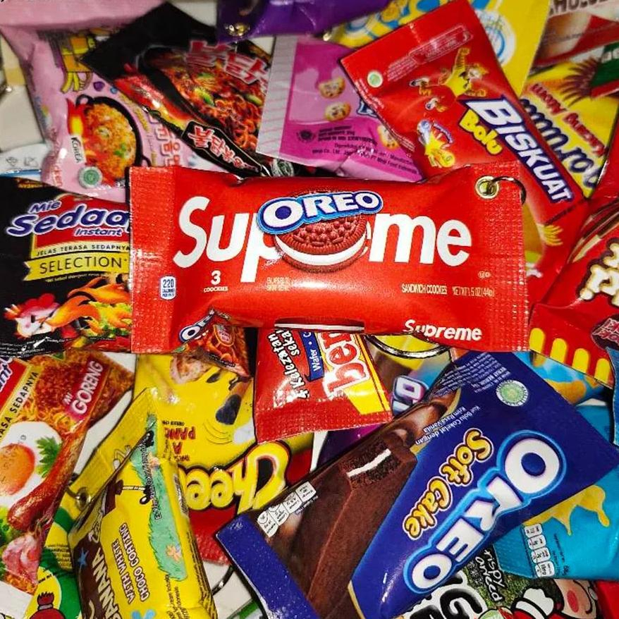 GANTUNGAN KUNCI SNACK IMUT MINIATUR SNACK LUCU GANCI