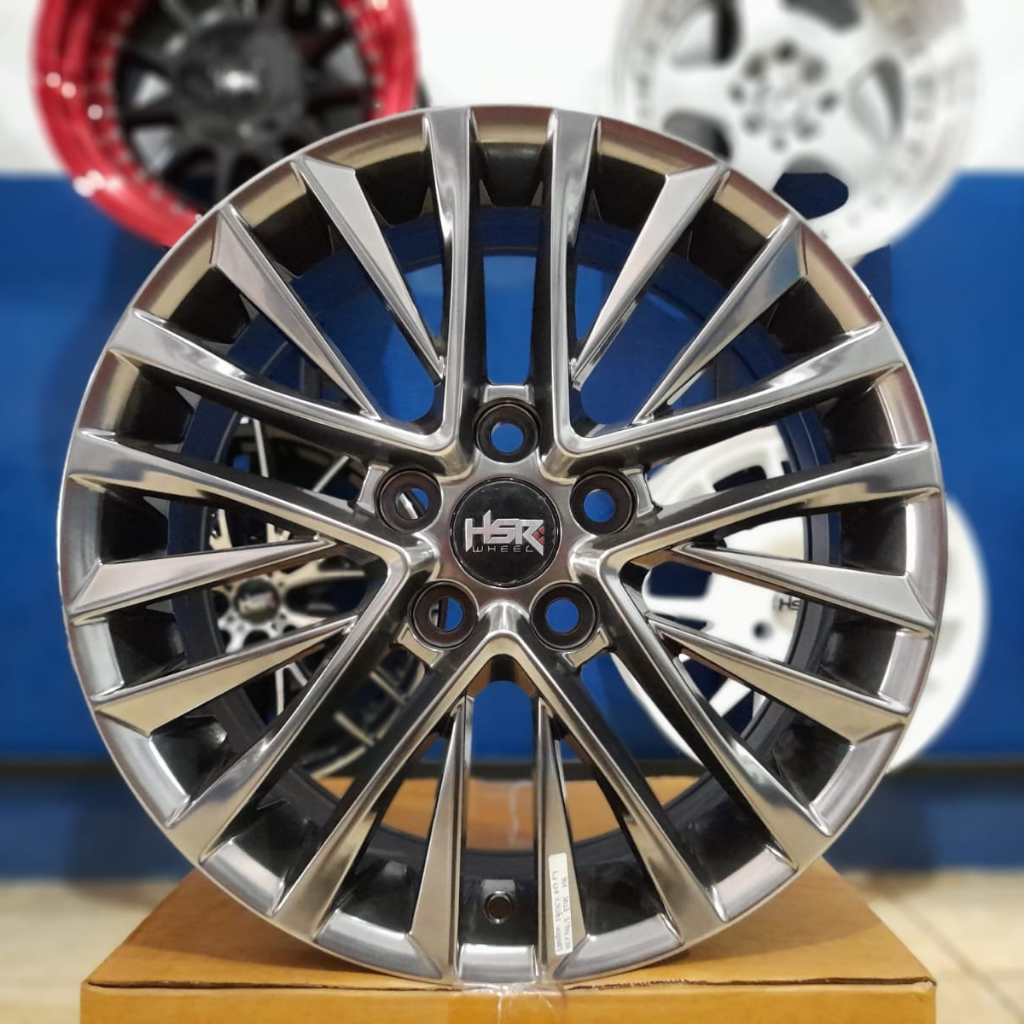 velg mobil vellfire accord innova r17 hyper black hsr london baut 5 hb