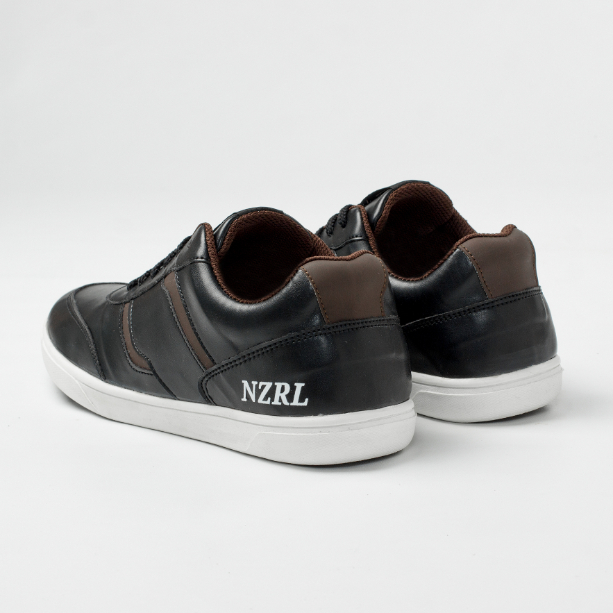 Sepatu Sneakers Casual Pria Sneaker Cowok Hangout Travelling Trendi Original Naz Pedro Black